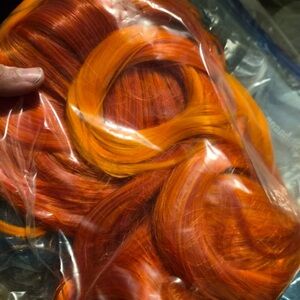 Vibrant Orange Cosplay Wigs